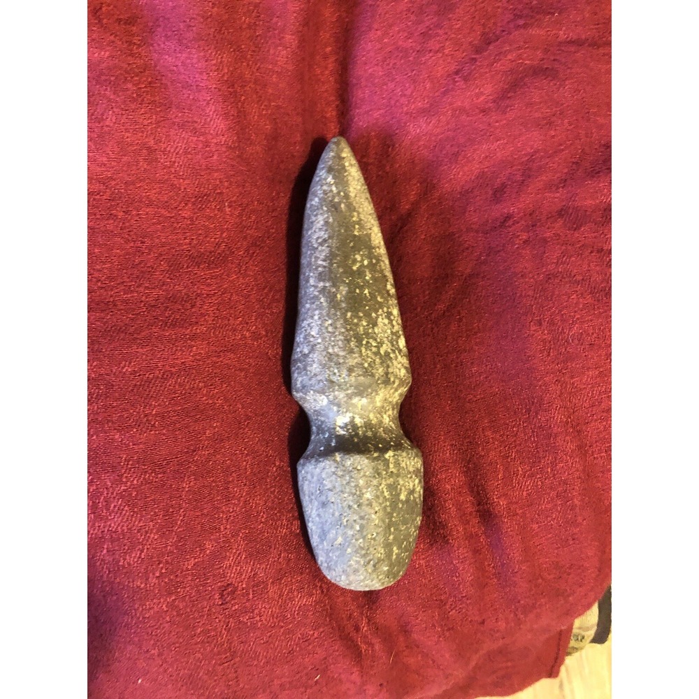 Vintage Native American Grooved Stone Axe Head